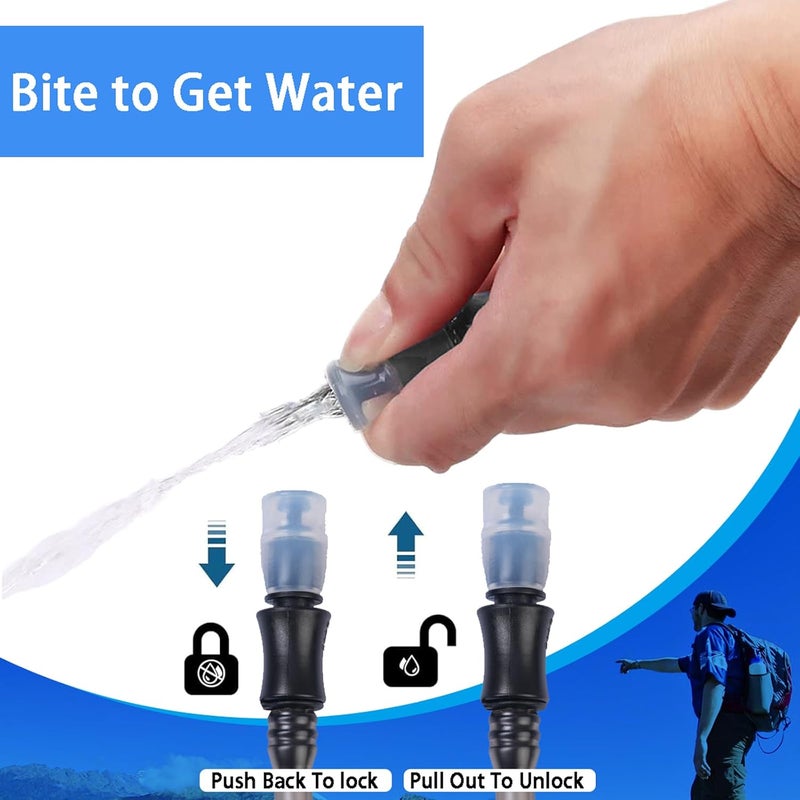 HEIKLN Hydration Bladder 1.5L-2L-3L,Leak Proof Water Reservoir, BPA Free Military Water Storage Bladder Bag Hydration Pack Replacement Easy Clean for Bicycling Hiking Camping Hunting Running - Image 3